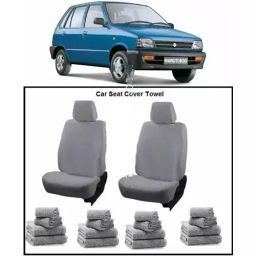 Oscar Maruti Suzuki 800 Car Seat Cover Grey AUT-SN-4206-14