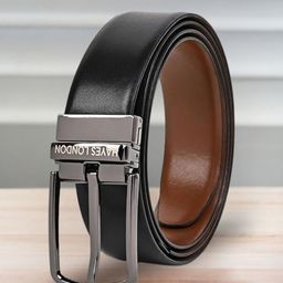 Hayes London Men Textured Leather Reversible Formal Belt-image-73