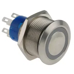 RS PRO Illuminated Push Button Switch Panel Mount 22.2 mm DPDT White LED 250 V AC, 1759650-picture-12