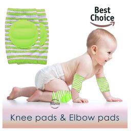 Babymoon Padded Kids Knee Elbow Protection Pads - Green-14