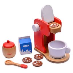 Nesta Toys Wooden Coffee Maker Multicolor - 9 Pieces-22