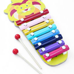 Play Nation Wooden Lion Xylophone - Multicolour-26