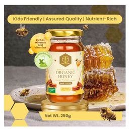 Shiva Organic Honey NPOP Certified 100% Natural Healthy and Pure No Added Sugar Flavour Unadulterated Sourced Ethically - 250 g-picture-10