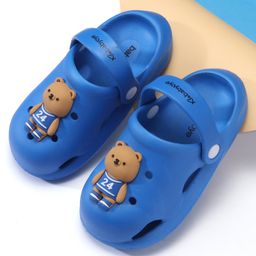Babyoye Clogs with Back Strap Closure - Blue-picture-6
