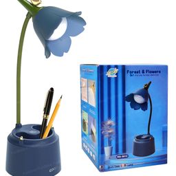 FunBlast 3 in 1 Study Table Lamp with Pen Holder & Mobile Stand  Blue-23