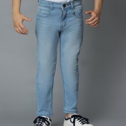 Tales & Stories Denim Mild Washed Slim Fit Jeans - Blue-image-7