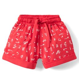 Enfance Core Arrows Printed Shorts - Orange-image-41