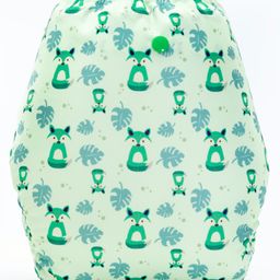 Bumberry Adjustable Reusable Cloth Diaper Cover Fuzzy Fox Print - White image 3