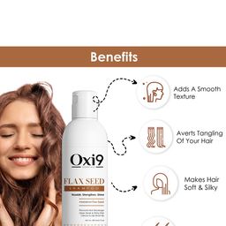 Oxi9 Set Of 2 Flax Seed Shampoo For Nourishment - 200 ml Each image 4