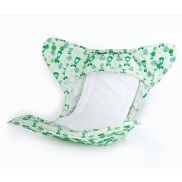 Bumberry Adjustable Reusable Cloth Diaper Cover Fuzzy Fox Print - White image 4