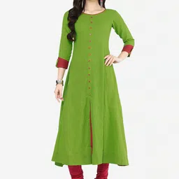 IKRASS Women Mirror Work Anarkali Kurta-31