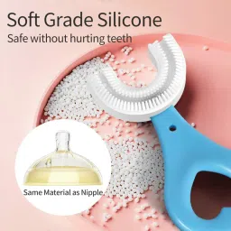 Teeth Cleaner Silicone Tooth Brush Head 360 Degree Cleansing Infant (Pack Of 1) Ultra Soft Toothbrush-image-24