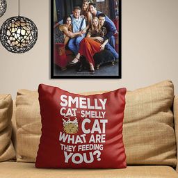 MC SID RAZZ Maroon & White Set of Single Abstract Square Cushion Covers image 1