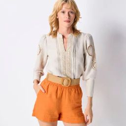 Cover Story Off White Self Design Top-image-90
