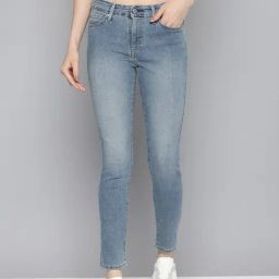 Levi's 711 Aegean Blue Skinny Fit Mid Rise Jeans-picture-4