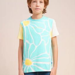 Jack & Jones Junior Boys Blue Graphic Print Cotton T-shirt-image-43