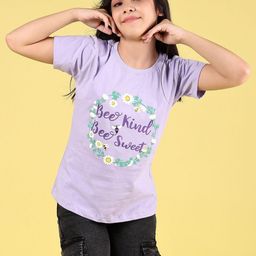V-Mart Girls Printed Extended Sleeves Raw Edge T-shirt-picture-20