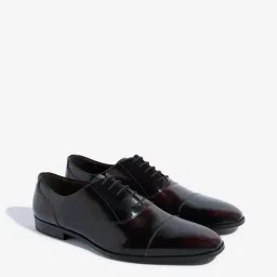 SOLEPLAY by Westside Burgundy Lace-Up Formal Shoes-image-98
