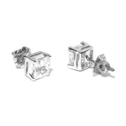 OOMPH Set Of 2 Cubic Zirconia Studded Studs image 4