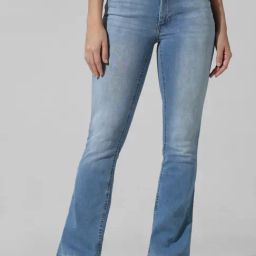 Only Light Blue Cotton Regular Fit Jeans-image-12