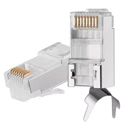 MakWorld Modular Network Plug Connector RJ45 for Switch, Computer, Router, Networking Device image 2