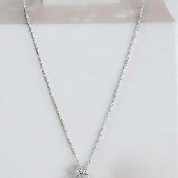 Rihi by P.C. Chandra Jewellers 925 Silver Lock & Key Charms Pendant with Chain for Women & Girls-image-84