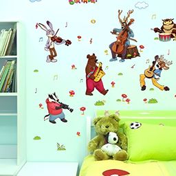 INDIAN ROYALS Brown & Pink Printed Waterproof Wall Sticker-image-98
