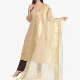 Paislei Beige Printed Viscose Kurta-image-57