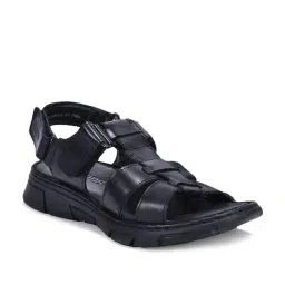 Woods Men's Black Floater Sandals-picture-37