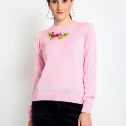 Club York Pink Embroidered Sweater-image-70