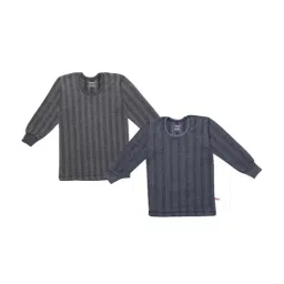 Vimal Jonney Kids Multicolor Regular Fit Thermal Tops - Pack of 2-picture-18