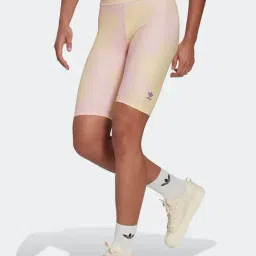 Adidas Originals Beige & Purple Printed Shorts-image-29