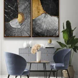 The Art House Abstract Multicolor Canvas Wall Painting-image-96