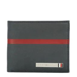 Tommy Hilfiger Navy Casual Leather Bi-Fold Wallet for Men-image-55