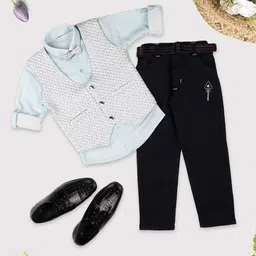 YK Boys Self Designed Three-Piece Island Suit Set-picture-11