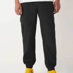 Bewakoof Black Loose Fit Joggers-picture-13