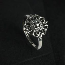 SHEER by Priyaasi Silver Oxidised Casual Ring-33