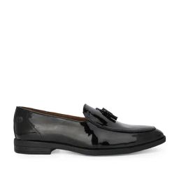 Alberto Torresi Black Patent Tassel Loafers-picture-42