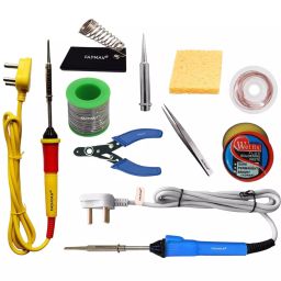 Fadman 10 in 1 Soldering Iron Kit Copper, Iron & Nickle Corded with Solder Wire, Cutter-38