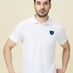 Being Human White Regular Fit Polo T-Shirt-image-63