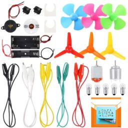 DIY Electric Circuit Set 2-in-1 Electric Circuit Motor Kit DIY Electric Circuit Learning Kit For Educational Activities - RS6176DIY Electric Circuit Set 2-in-1 Electric Circuit Motor Kit DIY Electric Circuit Learning Kit For Educational Activities - RS6176 image 1