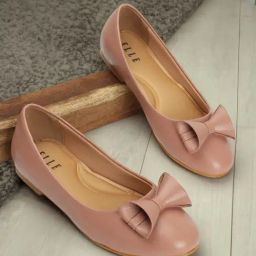 Elle Women's Nude Flat Ballets-image-87