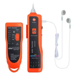 Amici Tools Wire Tracker or Cable Break Point Tester ABS Plastic Orange for RJ45 & RJ11 Up to 3 Km Range 0704ATJUOU8-3