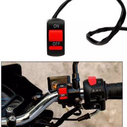 Auto Pearl Fog Lamp Switch Handle Bar for Bikes Fits 7/8 inch Handle Bar (Black) image 3