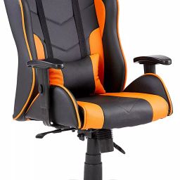 Muebles Casa MBC-04 Black & Orange High Back Gaming PVC Chair-picture-17