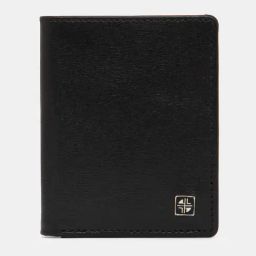 Carlton London Black Solid Bi-Fold Wallet for Men-image-36