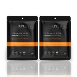RENEE Vitamin C 0.5% Sheet Mask - Pack of 2-9