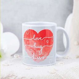 FNP Love Hug Kisses Valentine Mug-40