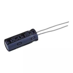 NICHICON Aluminum Electrolytic Capacitor, 820Uf, 6.3V, 20%, Radial, UPJ0J821MPD1TD-image-86