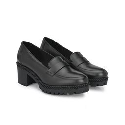 Delize Leather Block Pumps-42
